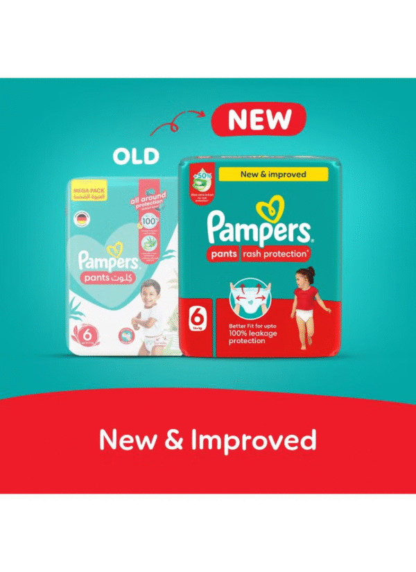 Rash And Leakage Protection Size 6 16+kg Pant Diapers With Aloe Vera Lotion