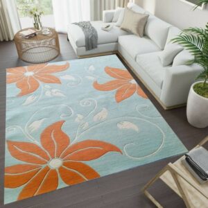 NEP CARPET 3 LEAVES GREEN