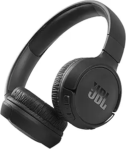 Tune 510Bt Wireless On-Ear Headphones - Pure Bass - 40H Battery - Speed Charge - Fast Usb Type-C - Foldable Black